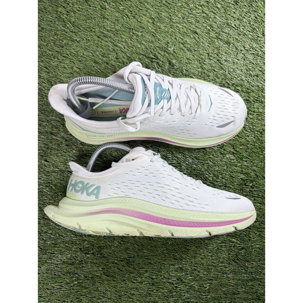 HOKA ONE ONE Kawana Blanc De Blanc Butterfly Women's 7.5B Running Shoes